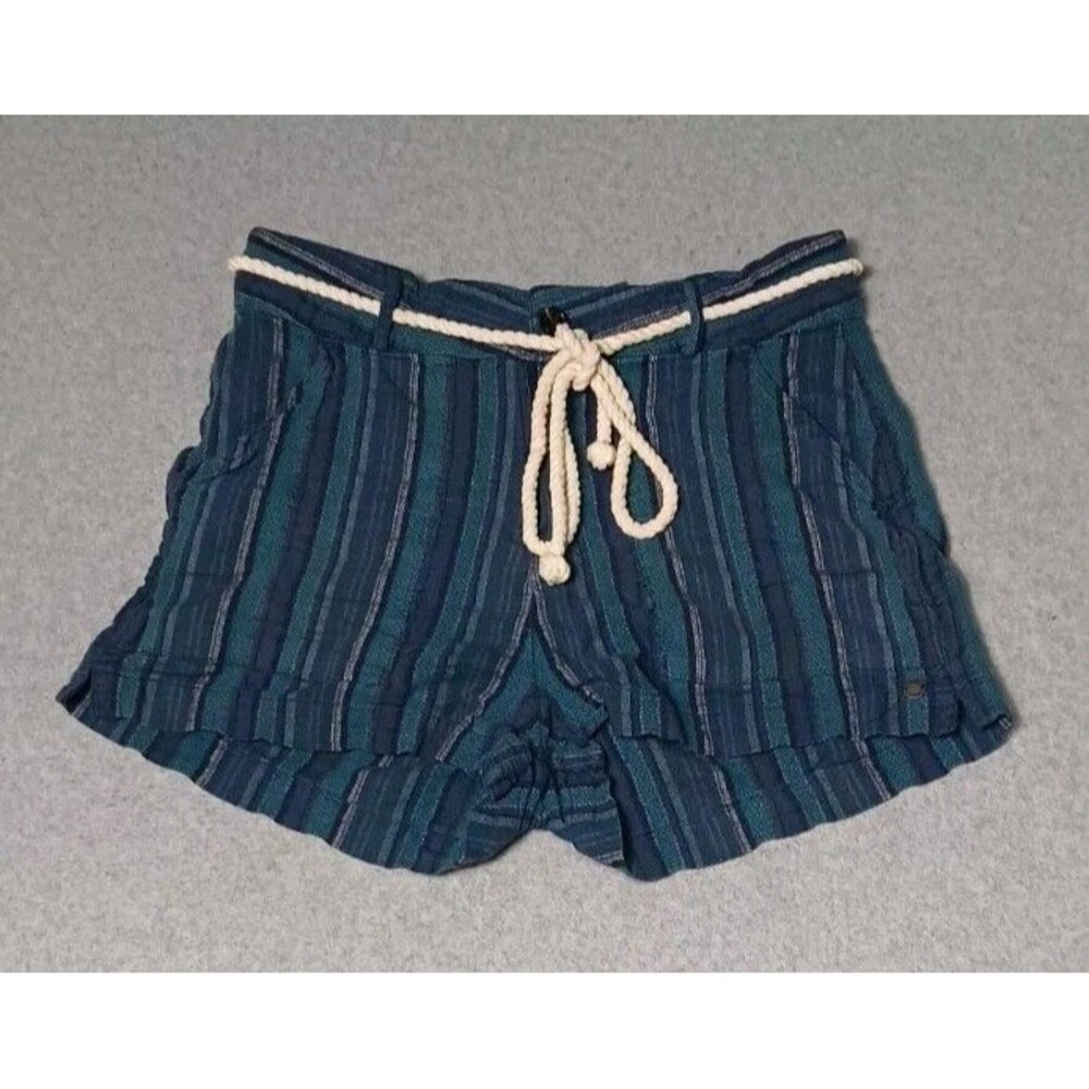 Roxy Sailing Dream Shorts M Corsair River Stripe Coastal Nautical Rope Beach